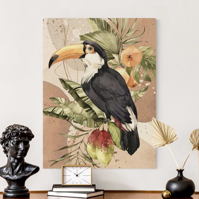 Animal wall art Tropical Birds - Toucan