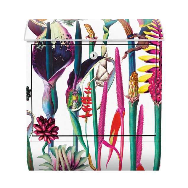 Letterboxes multicoloured Tropical Luxury Pattern XXL