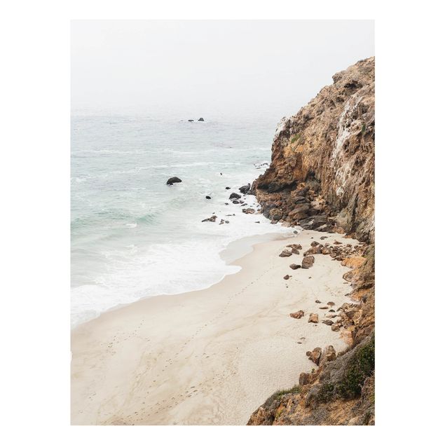 Glass prints beach Gloomy Malibu