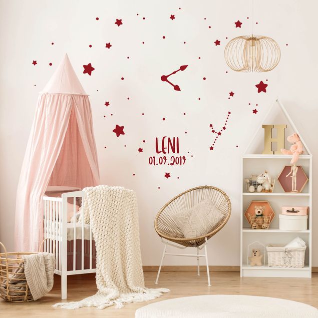 Wall stickers quotes Watch Customised text Stars