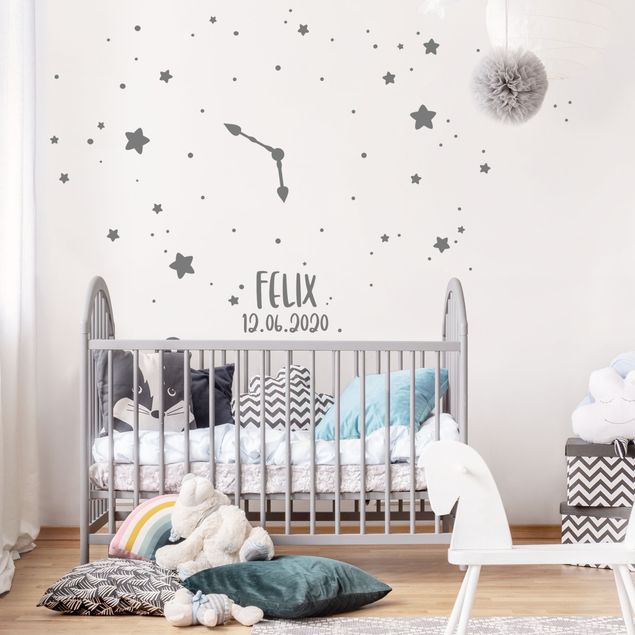 Wall stickers Watch Customised text Stars