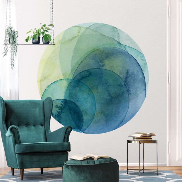 Modern wallpaper designs Big Bang - Green