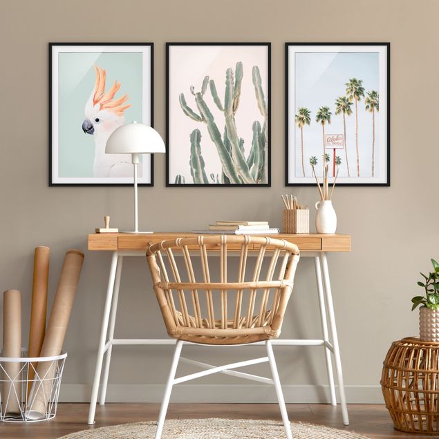 Wall frames gallery  Vacation In Pastel