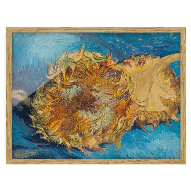 Flowers framed Van Gogh - Sunflowers
