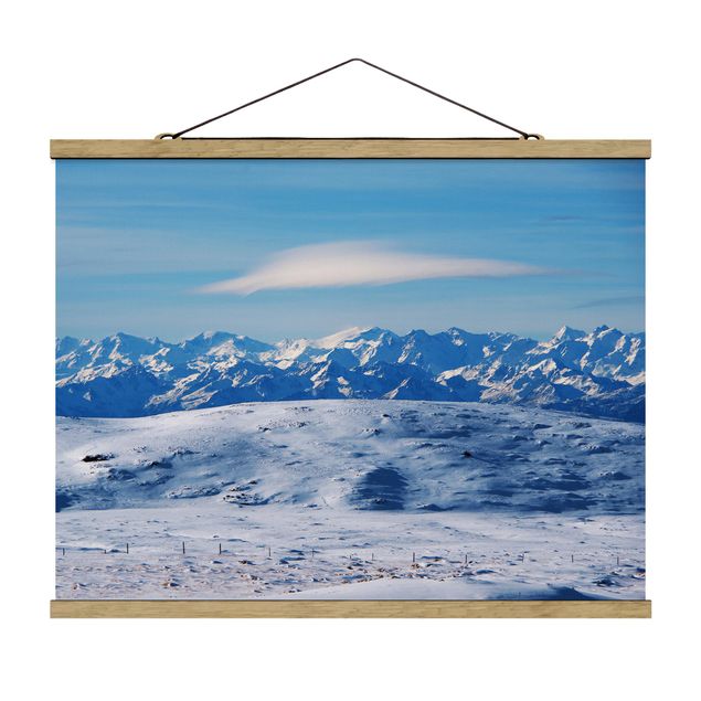 Prints modern Snowy Mountain Landscape
