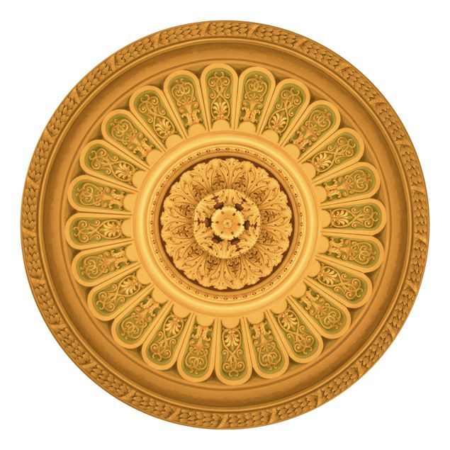 Contemporary wallpaper Victorian Ornamentation In Circle