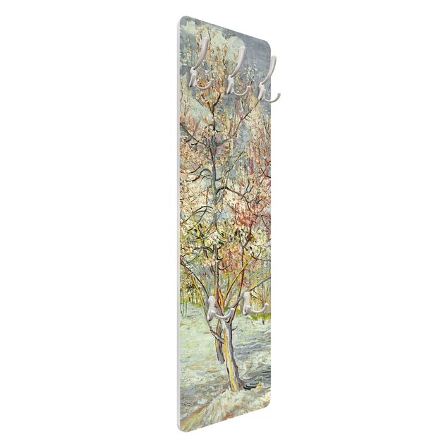 Wall mounted coat rack landscape Vincent van Gogh - Flowering Peach Trees