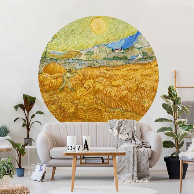 Pointillism Vincent Van Gogh - The Harvest, The Grain Field