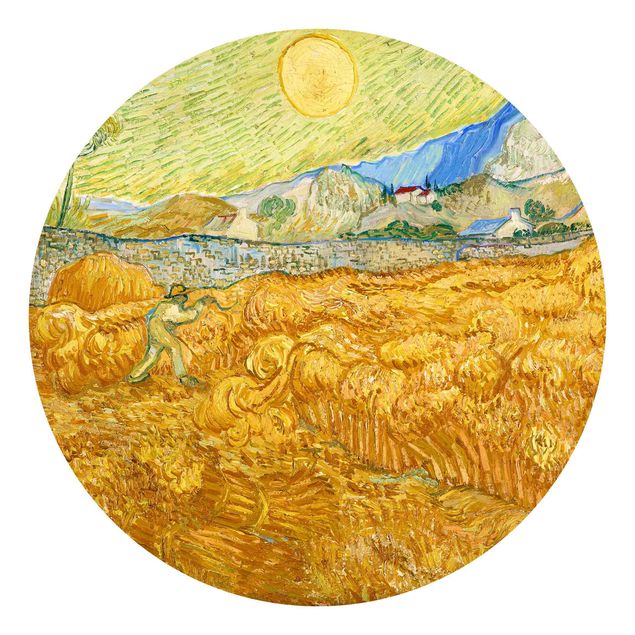 Post impressionism Vincent Van Gogh - The Harvest, The Grain Field