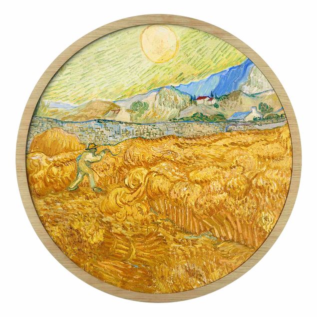 Art styles Vincent Van Gogh - Wheatfield With Reaper