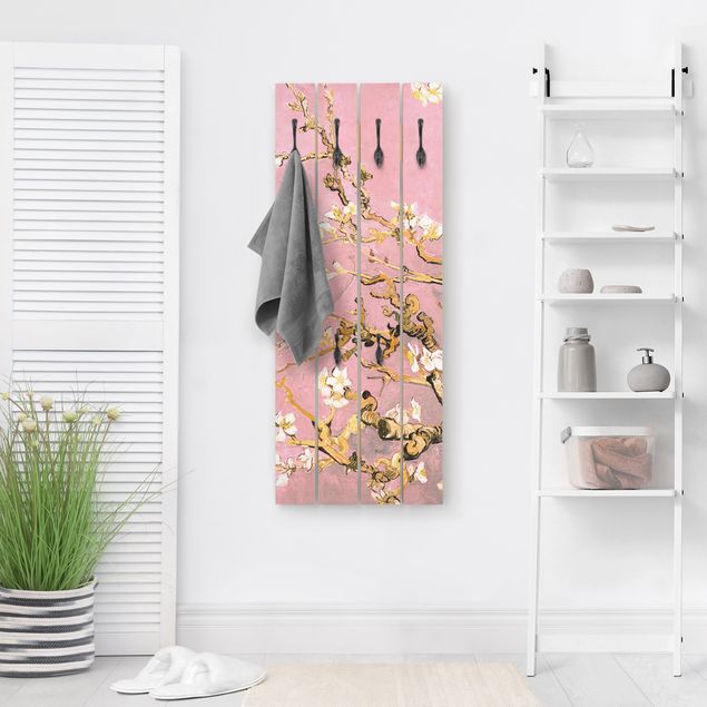 Art style post impressionism Vincent Van Gogh - Almond Blossom In Antique Pink