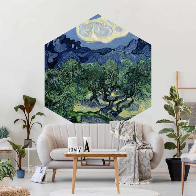 Impressionist art Vincent Van Gogh - Olive Trees