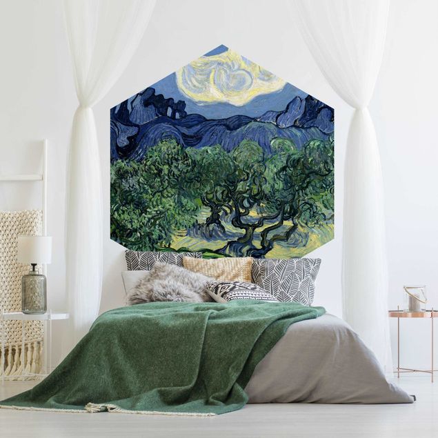 Post impressionism Vincent Van Gogh - Olive Trees