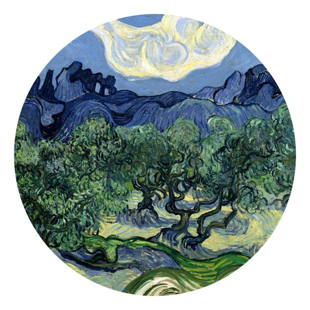 Art style post impressionism Vincent Van Gogh - Olive Trees