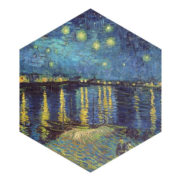 Wallpapers sky Vincent Van Gogh - Starry Night Over The Rhone