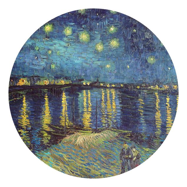 Post impressionism art Vincent Van Gogh - Starry Night Over The Rhone