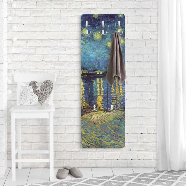 Impressionist art Vincent Van Gogh - Starry Night Over The Rhone