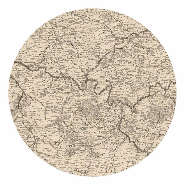 Andrea Haase Vintage Map France