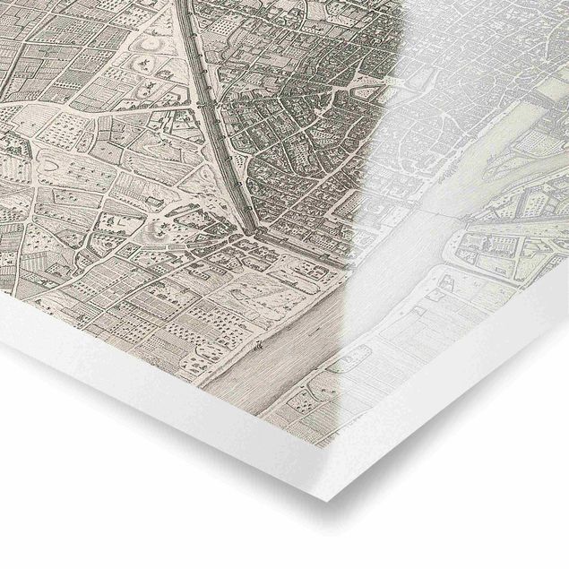 Andrea Haase Vintage Map Paris