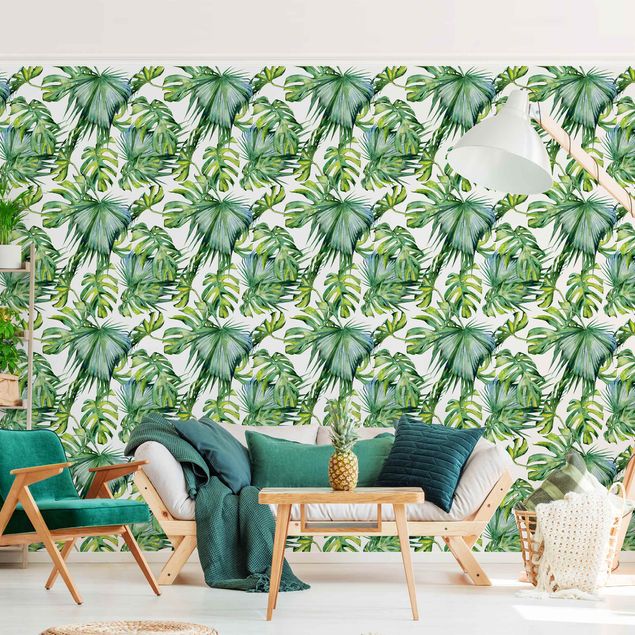 Self adhesive wallpapers Jungle Leaves