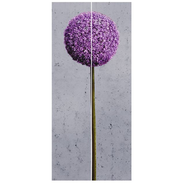 Modern wallpaper designs Allium Round-Headed Flower
