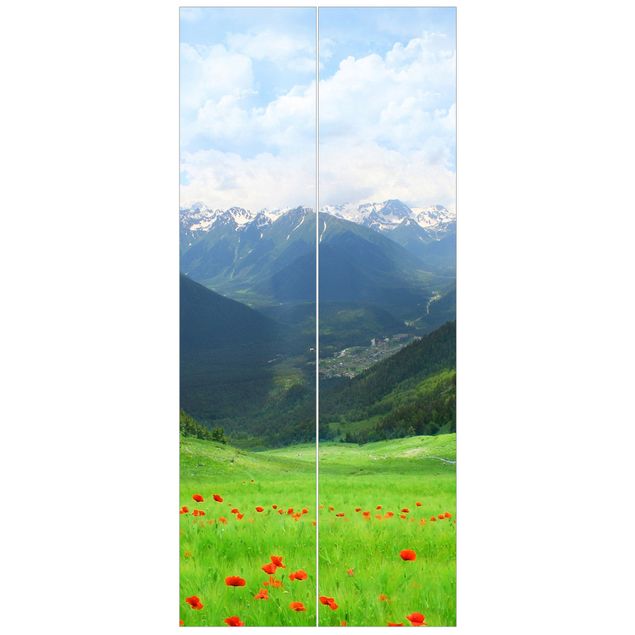 Floral wallpaper Alpine Meadow