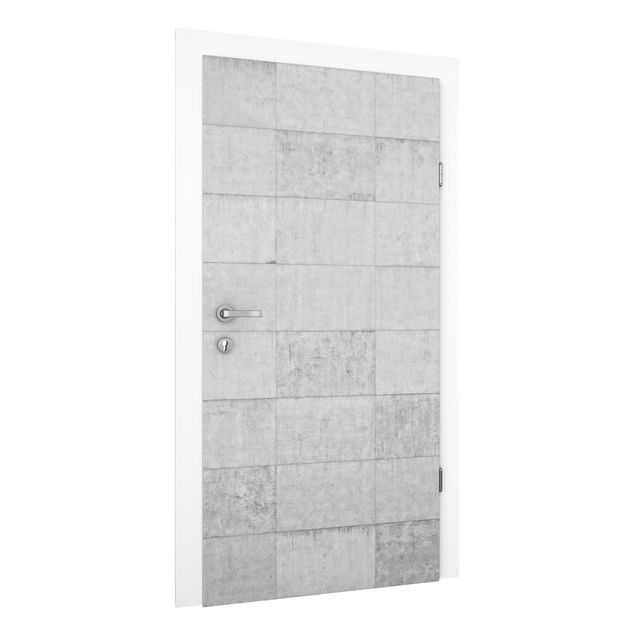 Wallpapers brick Concrete Brick Look Grey