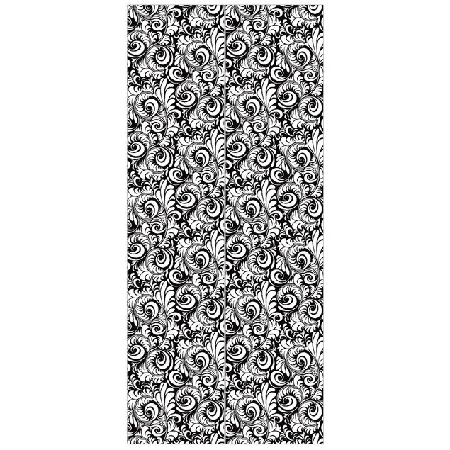 Wallpapers patterns Black And White Leaves Pattern
