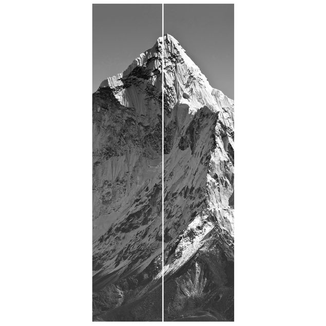Black white wallpaper The Himalayas II