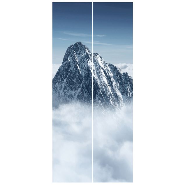 Door Wallpapers landscape The Alps Above The Clouds