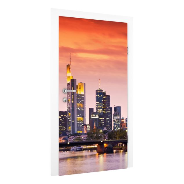 Contemporary wallpaper Frankfurt Skyline