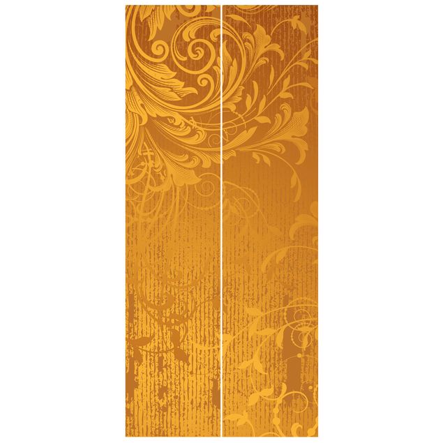 Wallpapers patterns Golden Flora