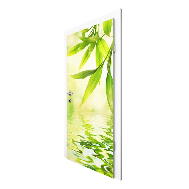 Floral wallpaper Green Ambiance I