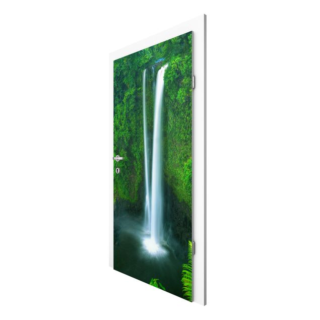 Door Wallpapers landscape Heavenly Waterfall