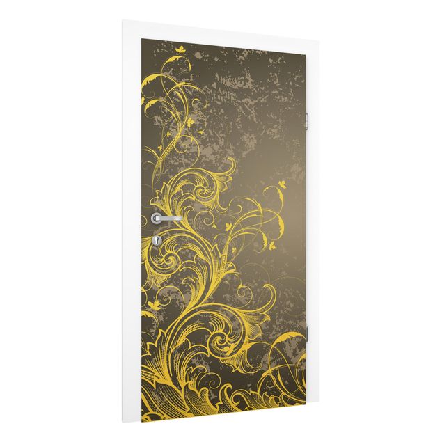 Wallpapers ornaments Flourishes In Gold And Silver