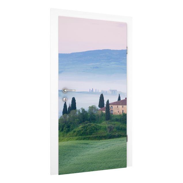 Wallpapers architecture and skylines Sunrise In Tuscany