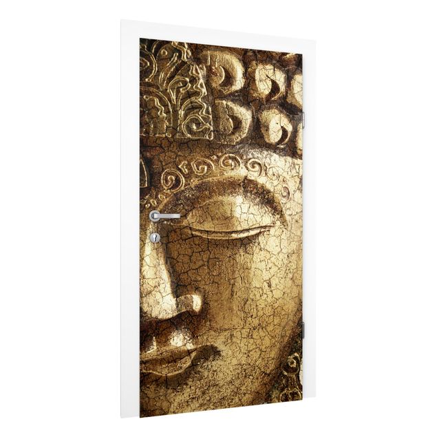 Wallpapers gold and silver Vintage Buddha