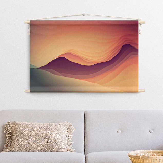 tapestry wall hanging Warming Colour Gradient