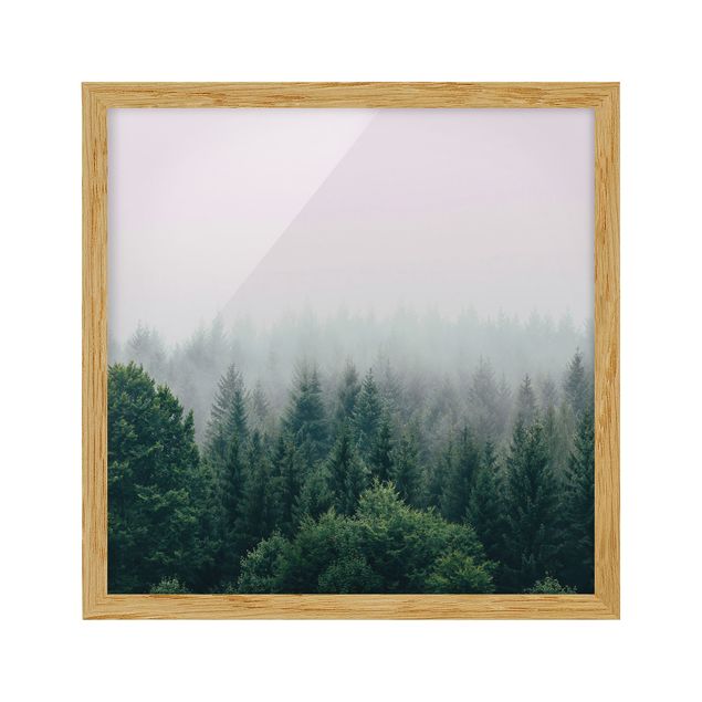 Prints modern Foggy Forest Twilight