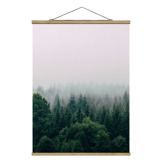 Prints modern Foggy Forest Twilight