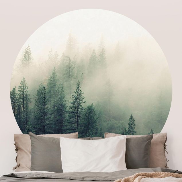 Wallpapers modern Foggy Forest Awakening