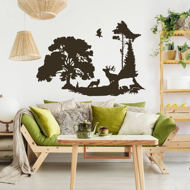 Wall stickers forest Forest clearing