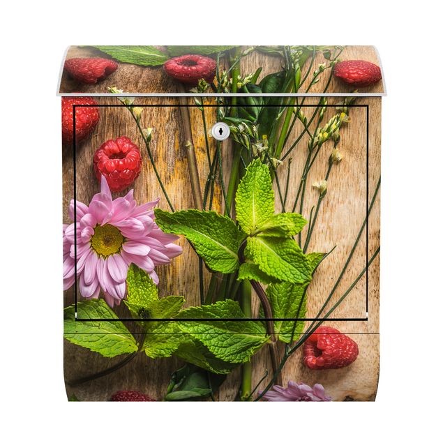 Letterboxes flower Flowers Raspberries Mint