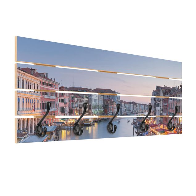 Wall coat rack Evening On The Grand Canal In Venice