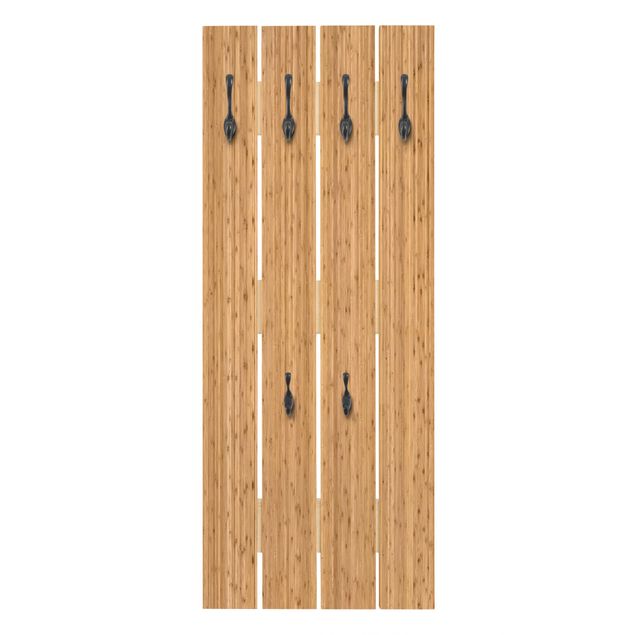 Wall mounted coat rack Bamboo
