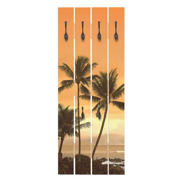 Wall coat hanger Caribbean Sunset II