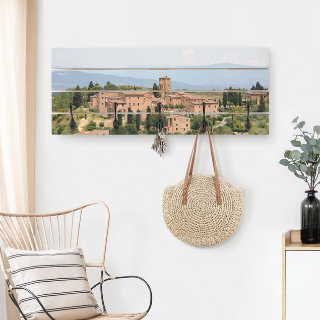Wall mounted coat rack architecture and skylines Charming Tuscany