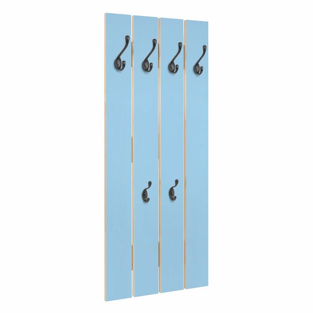Wooden coat rack - Colour Light Blue