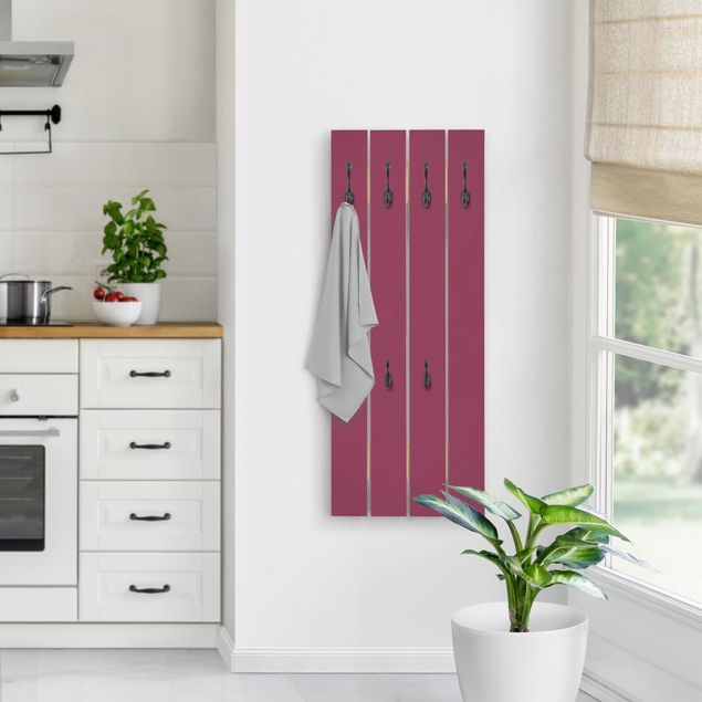 Wall coat hanger Colour Wine Red