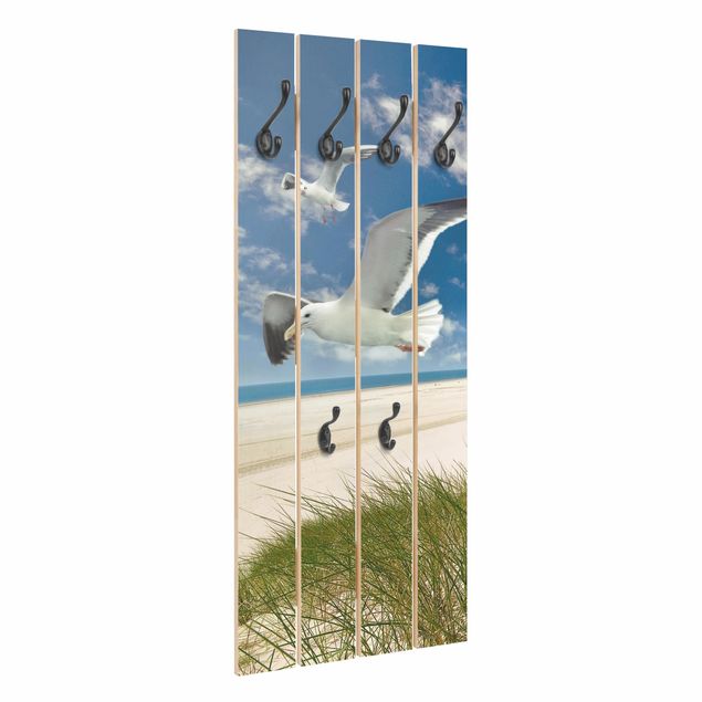 Wall coat hanger Dune Breeze Seagulls